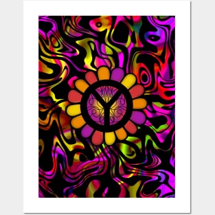 Hippie Peace Sign - Peace Sign Art Posters and Art